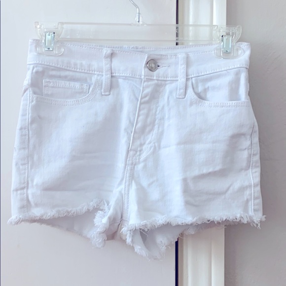 Abercrombie & Fitch Pants - White Abercrombie & Fitch Denim shorts